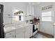 Charming kitchen with a double basin sink and vintage-style design at 1050 Boulevard Ne Dr, Atlanta, GA 30317