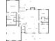 Detailed floorplan showcasing the layout of the home's rooms and features at 129 Elite Way, Mcdonough, GA 30252