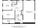 Basement floor plan featuring a rec room, bath, utility room, and storage areas at 435 Collier Nw Rd, Atlanta, GA 30309