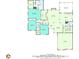 Detailed floor plan showcasing layout of the house, including bedrooms, bathrooms, kitchen, and living areas at 5060 Governors Walk Dr, Canton, GA 30115