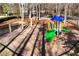 Well-equipped playground featuring swings and a vibrant play structure at 2002 Stonewick Ct, Lawrenceville, GA 30043