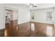 Open living room with wood floors and natural light, offering a flexible and inviting space at 2108 Main Nw St, Atlanta, GA 30318