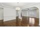 Bright open concept living space with hardwood floors and contemporary design at 2108 Main Nw St, Atlanta, GA 30318