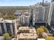 Stunning aerial view showcasing the building's prime location amidst the vibrant cityscape at 244 13Th Ne St # 302, Atlanta, GA 30309