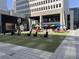 Inviting outdoor space with seating available at a nearby shop for residents to enjoy at 244 13Th Ne St # 302, Atlanta, GA 30309
