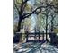 Scenic view of a park entrance framed by mature trees, offering a tranquil outdoor experience at 244 13Th Ne St # 302, Atlanta, GA 30309