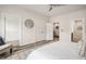 A spacious bedroom features an ensuite bath and a walk-in closet for ample storage at 3165 Dogwood Dr # 107, Hapeville, GA 30354