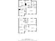 Combined first and second floor plan showing the layout of the entire house, a total of 2177 sq. ft at 1522 Wood Valley Dr, Marietta, GA 30066