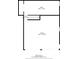 A floor plan of the garage level, complete with an office and garage for parking and storage at 1522 Wood Valley Dr, Marietta, GA 30066