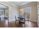 Charming breakfast nook with backyard views and hardwood floors at 2260 Wood Falls Dr, Cumming, GA 30041