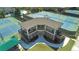 Community clubhouse providing residents with gathering space near well-maintained tennis courts and swimming pool at 2260 Wood Falls Dr, Cumming, GA 30041