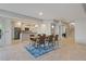 Open-concept dining room adjacent to the kitchen with room to entertain at 2260 Wood Falls Dr, Cumming, GA 30041