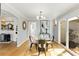 Bright dining room with stylish lighting and smooth transition to living areas at 966 Tilden Nw St, Atlanta, GA 30318