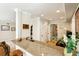 Basement bar with granite countertops, a sink, and seating, perfect for entertaining guests at 2173 Lebaron Ne Dr, Atlanta, GA 30345