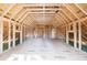 Large attic under construction with exposed wood beams, offering potential for a unique living space at 2983 Habersham Nw Ct, Atlanta, GA 30305