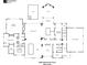 Main Level floor plan showing layout of living spaces, kitchen, bedrooms, and garage at 2983 Habersham Nw Ct, Atlanta, GA 30305