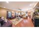 Spacious living room featuring hardwood floors and comfortable seating at 4408 Meadowwood Dr, Loganville, GA 30052