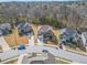 Aerial view showcasing a residential area with neatly arranged homes at 4826 Ralin Ct, Atlanta, GA 30331