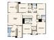 Second floor plan featuring five bedrooms, including primary suite with retreat, laundry room, and three bathrooms at 4826 Ralin Ct, Atlanta, GA 30331