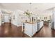 Spacious kitchen island with granite countertops and open floor plan at 4826 Ralin Ct, Atlanta, GA 30331