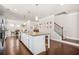 Spacious kitchen with a large island, stainless steel appliances, and dining area views at 4826 Ralin Ct, Atlanta, GA 30331