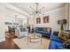 Stylish living room with modern lighting, comfortable seating, and sophisticated decor at 4826 Ralin Ct, Atlanta, GA 30331
