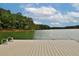 Scenic lake view from the end of a private boat dock at 1620 Rising Mist Ln, Cumming, GA 30041