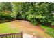 Large private backyard featuring mature trees and lush landscaping at 1976 Hedge Brooke Nw Trl, Acworth, GA 30101