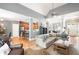 Spacious living room with open floor plan featuring hardwood floors, and modern decor at 1976 Hedge Brooke Nw Trl, Acworth, GA 30101