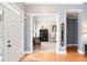 Cozy office space with hardwood floors, leading to a brightly lit reading nook at 1976 Hedge Brooke Nw Trl, Acworth, GA 30101