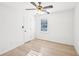 Bedroom featuring wood floors, natural light, and a ceiling fan at 4506 Reva Ne Way, Marietta, GA 30066