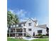 Elegant house features a pool, multiple balconies, and an outdoor lounge area perfect for entertaining guests at 1291 Sunderland Ct, Atlanta, GA 30319