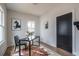 Well-lit office space featuring wood floors, neutral paint, and a large window at 973 Parsons Sw St, Atlanta, GA 30314