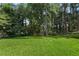 Green backyard lawn and natural forest provides privacy from neighbors at 2462 Macon Sw Dr, Atlanta, GA 30315