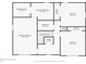 Detailed floor plan showcasing bedrooms, bathrooms, closets, and utility spaces in a well-designed layout at 2672 Langland Ne Ct, Atlanta, GA 30345