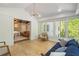 Bright sunroom with many windows looking out to the outdoor area at 2672 Langland Ne Ct, Atlanta, GA 30345
