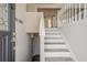 Bright foyer features fresh paint, new stairs and updated railing at 186 Brandi Dr, Hiram, GA 30141