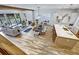 Aerial view of an open-concept space with living, dining and kitchen areas, lots of natural light at 2171 James Aly, Atlanta, GA 30345