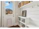 Mudroom features built-in shelving, coat hooks, and convenient outdoor access at 4224 Dogwood Bend Park, Duluth, GA 30096