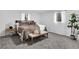 Relaxing bedroom with neutral paint, cozy textiles, carpet, and natural light at 2512 Hidden Hills Dr, Marietta, GA 30066