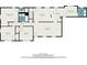 Floor plan of the home's living space, bedrooms, dining area, kitchen, laundry room and bathrooms at 803 Denise Sw Ct, Stone Mountain, GA 30087