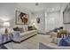 Cozy living room with neutral furniture, a plush rug, and stylish decor at 2159 James Aly, Atlanta, GA 30345
