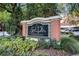 Elegant brick City Heights Condominiums sign surrounded by beautiful landscaping at 385 Ralph Mcgill Ne Blvd # D, Atlanta, GA 30312