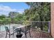Outdoor patio featuring a table and chairs overlooking a beautiful pool at 385 Ralph Mcgill Ne Blvd # D, Atlanta, GA 30312