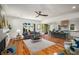 Open-concept living room with a fireplace flowing into a kitchen, great for entertaining and Gathering gatherings at 431 Clifton Ne Rd, Atlanta, GA 30307