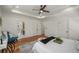 Bright and airy main bedroom offers a spacious layout and access to the ensuite bathroom at 431 Clifton Ne Rd, Atlanta, GA 30307