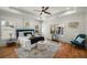 Spacious main bedroom with tray ceiling, hardwood floors, and natural light at 431 Clifton Ne Rd, Atlanta, GA 30307