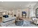 Open-concept living room with modern decor and a seamless flow to other areas at 2175 James Aly, Atlanta, GA 30345