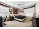 Comfortable bedroom with large windows and fan with light at 1401 Keys Crossing Ne Dr, Atlanta, GA 30319