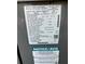 Close up image of HVAC unit information label at 406 Dallas Hwy, Villa Rica, GA 30180